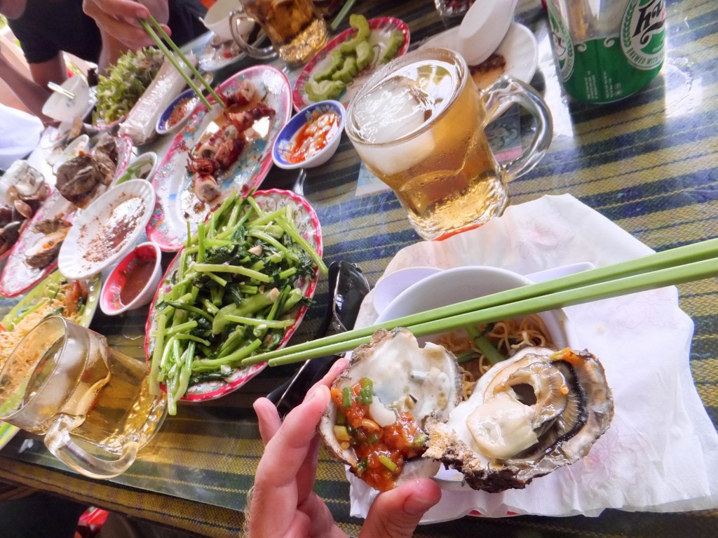 Seafood at Lang Co Bay, Vietnam