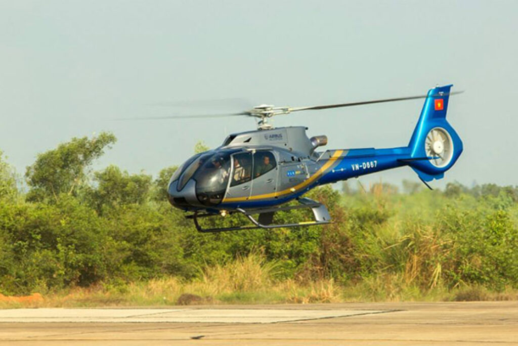 Viet Nam Luxury Helicopter Tour Promoted By Indochina Charm Travel