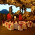 halong dining in a cave