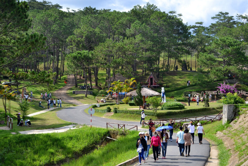 The number of international visitors in Dalat is growing rapidly