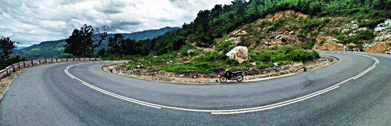 Ngoan Muc Pass between Ninh Thuan and Lam Dong Vietnam