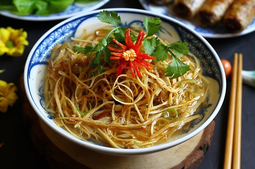 Savor Squid Soup with Bamboo Shoots - Special dish of Bat Trang Pottery Village