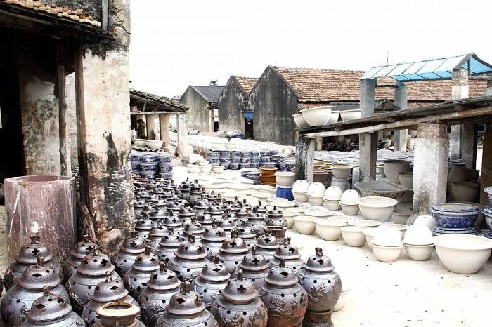 A factory at Bat Trang Pottery Village