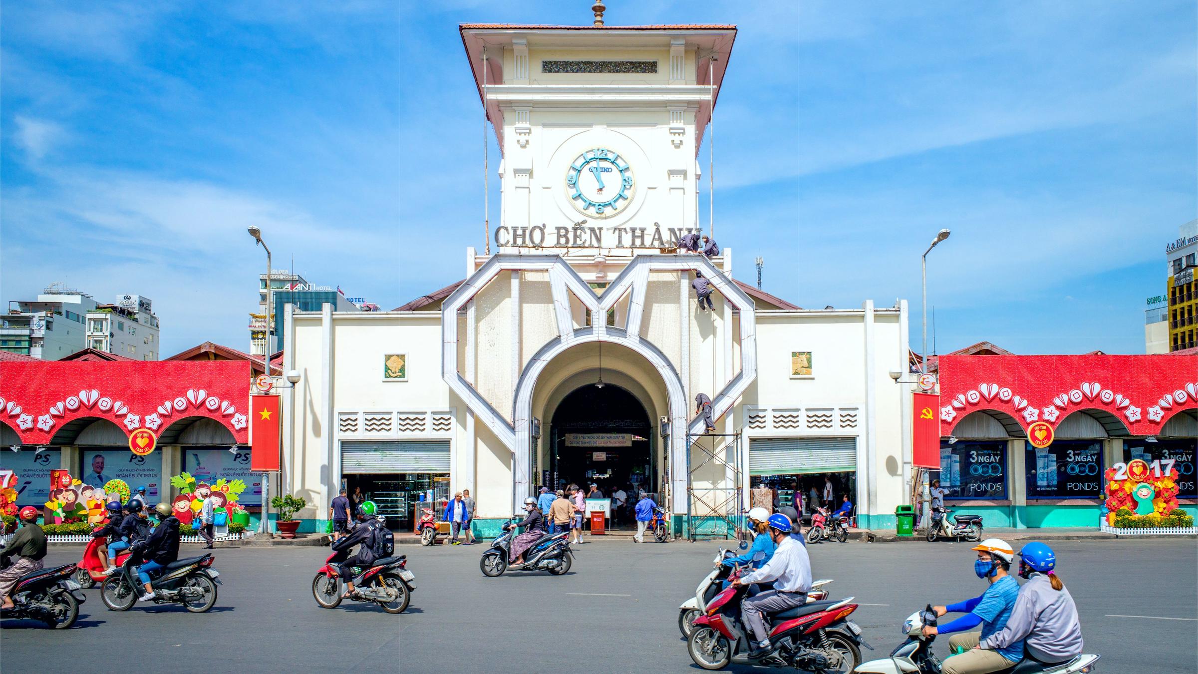 Ben Thanh Market in Ho Chi Minh City, Vietnam