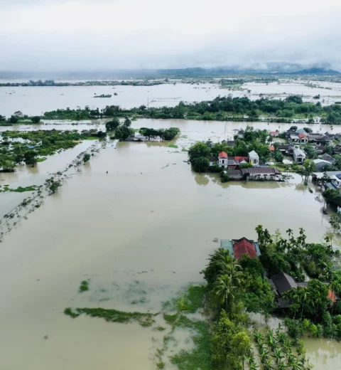 Hoi An Town Flooding 2023 – Today Pictures by Drone Footage