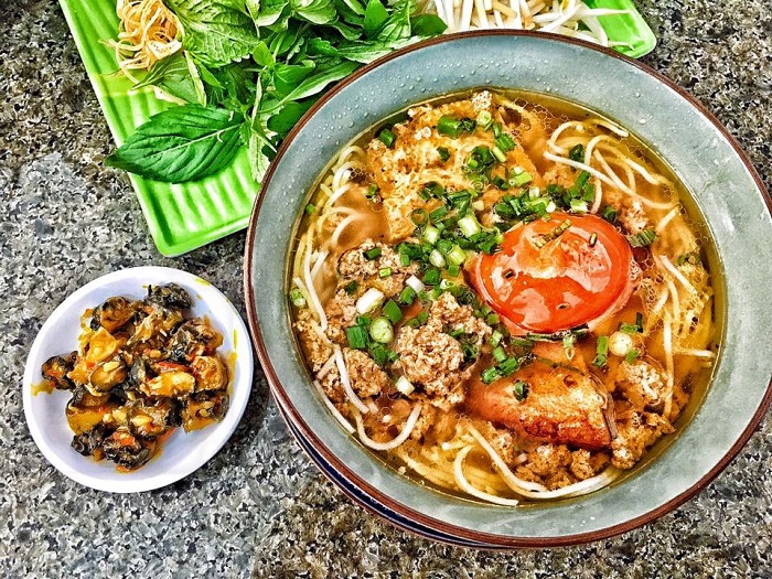 Sea Crab Noodle Soup - The specialty of Phan Rang Thap Cham